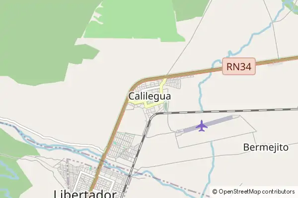Mapa: Calilegua • © OpenStreetMap contributors Mapa Calilegua