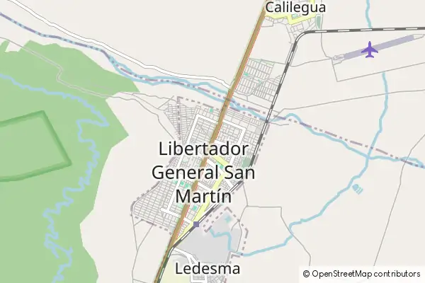 Mapa Libertador General San Martín