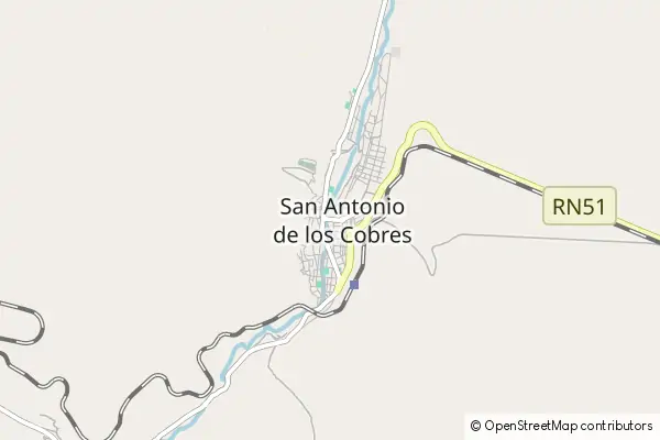 Mapa San Antonio de los Cobres