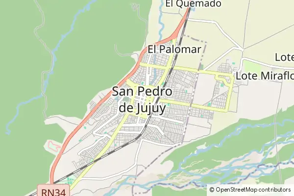 Mapa San Pedro de Jujuy