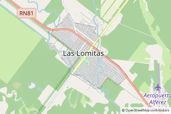 Mapa Las Lomitas