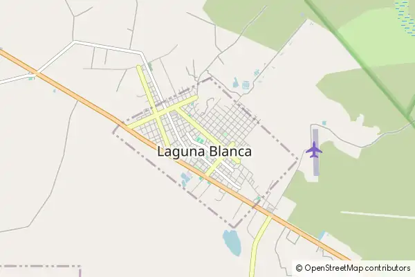 Mapa Laguna Blanca