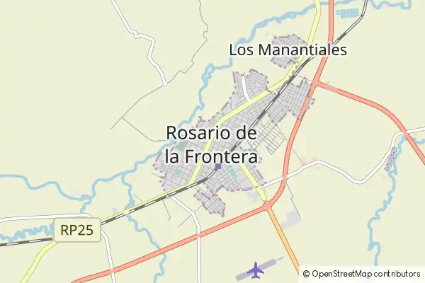 Mapa Rosario de la Frontera