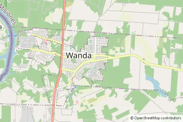 Mapa Wanda