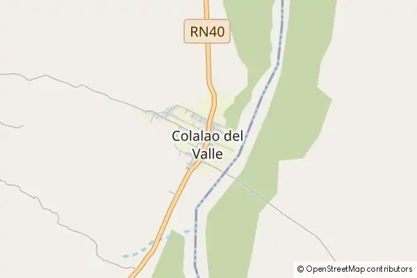 Mapa Colalao del Valle