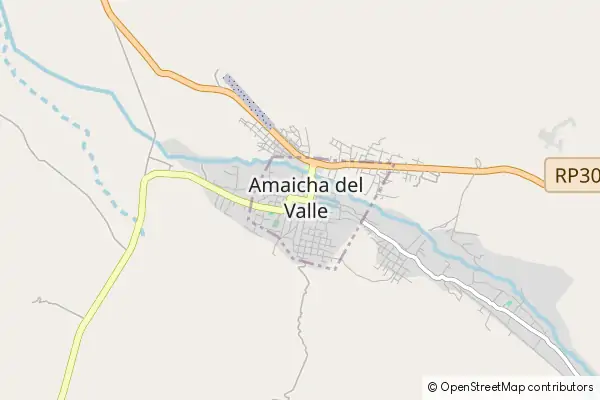 Mapa Amaichá del Valle