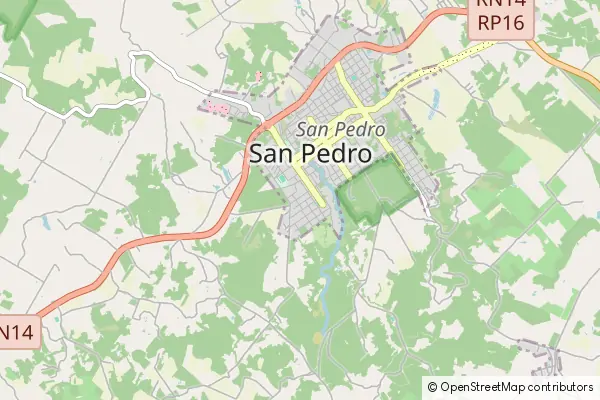 Mapa San Pedro