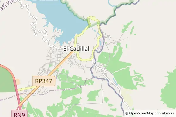 Mapa Cadillal