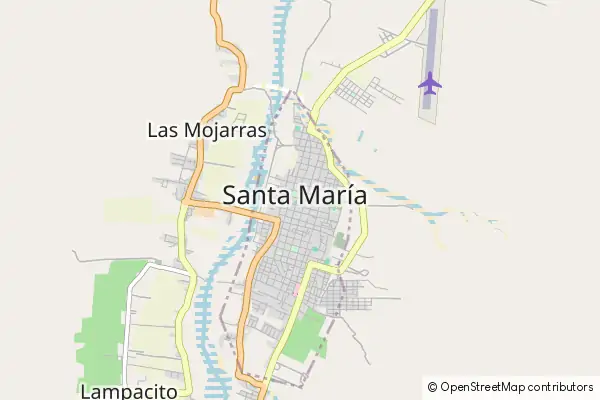 Mapa Santa María