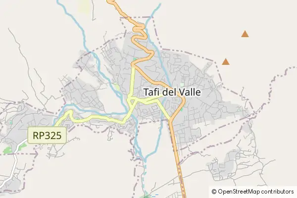 Mapa Tafí del Valle