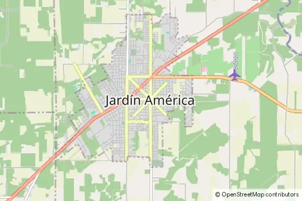 Mapa Jardín América