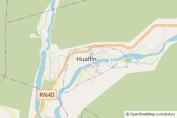 Mapa Hualfín