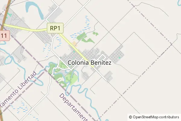 Mapa Colonia Benítez