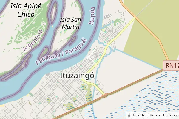 Mapa Ituzaingó