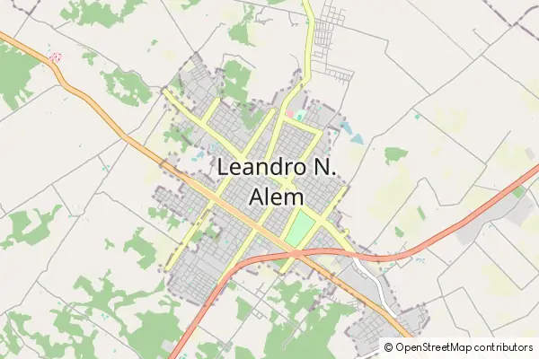 Mapa Leandro N. Alem