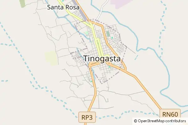 Mapa Tinogasta