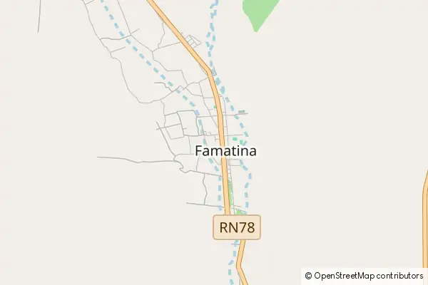 Mapa Famatina