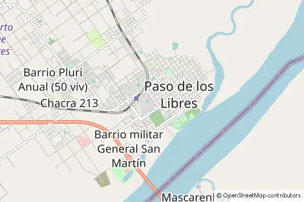 Mapa Paso de los Libres