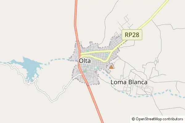 Mapa Olta