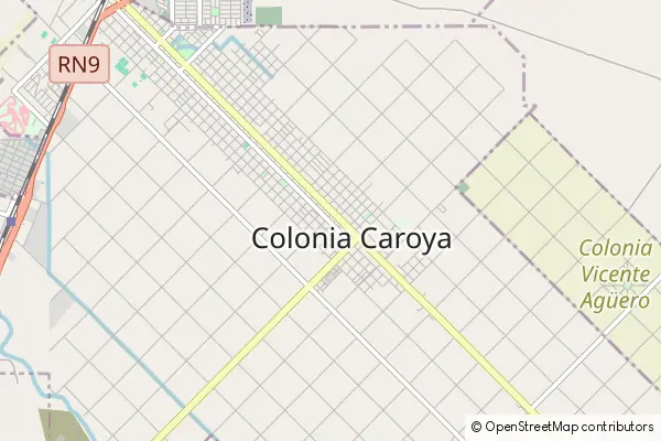 Mapa Colonia Caroya