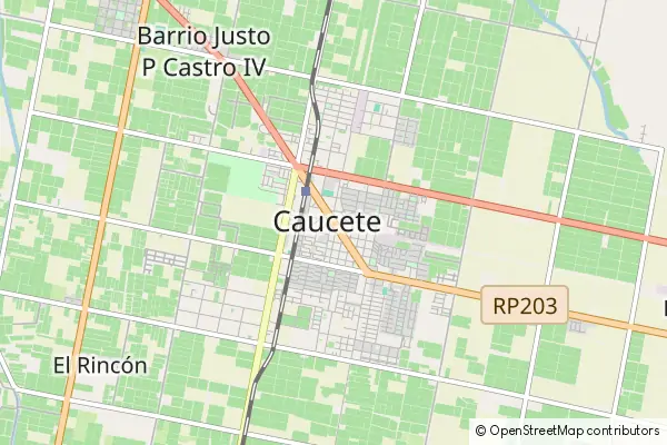 Mapa Caucete