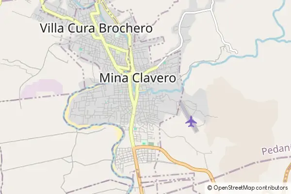 Mapa Mina Clavero