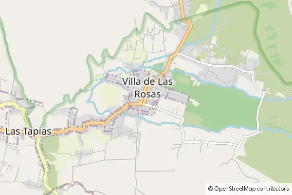 Mapa Villa Las Rosas