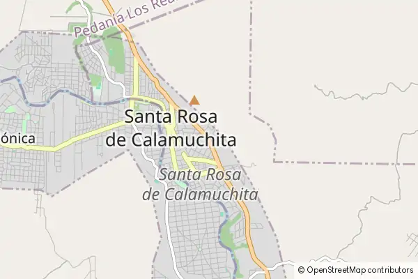 Mapa Santa Rosa de Calamuchita