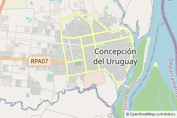 Mapa Concepción del Uruguay