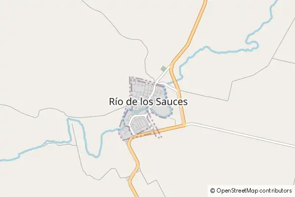 Mapa Río de los Sauces