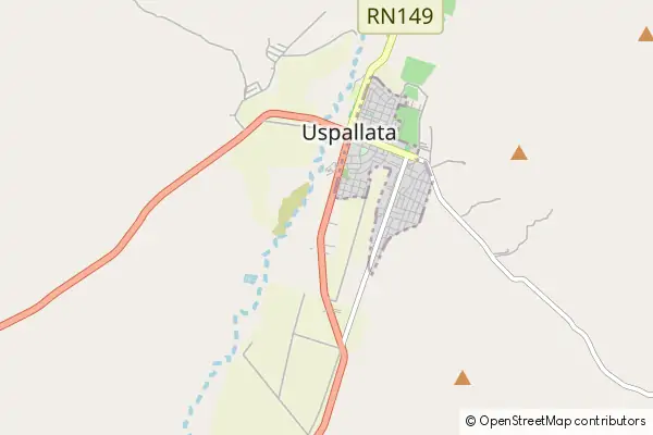 Mapa Uspallata