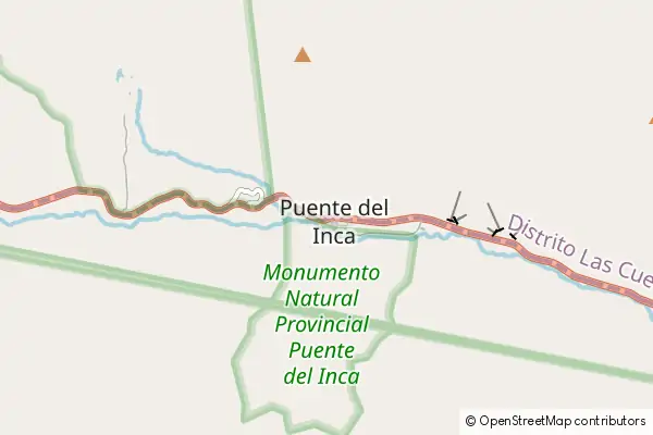 Mapa Puente del Inca