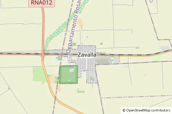 Mapa Zavalla