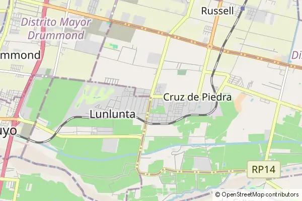 Mapa Lunlunta