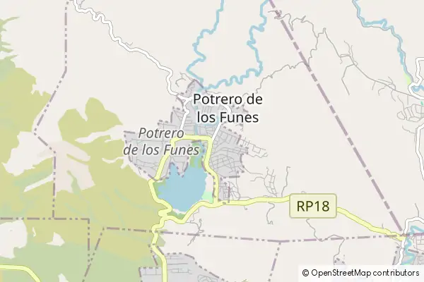 Mapa Potrero de los Funes