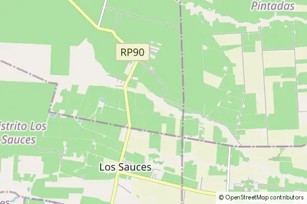 Mapa Los Sauces