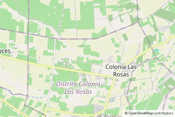 Mapa Colonia Las Rosas