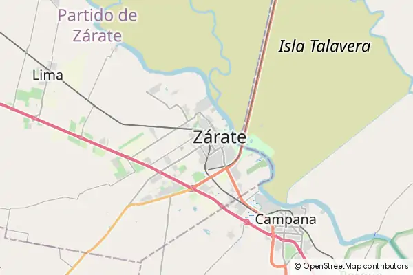 Mapa Zárate