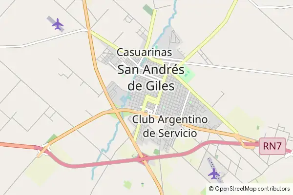 Mapa San Andrés de Giles