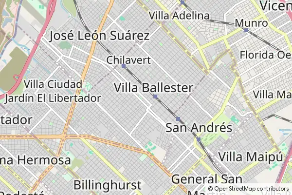 Mapa Villa Ballester