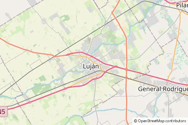Mapa: Luján • © OpenStreetMap contributors Mapa Luján