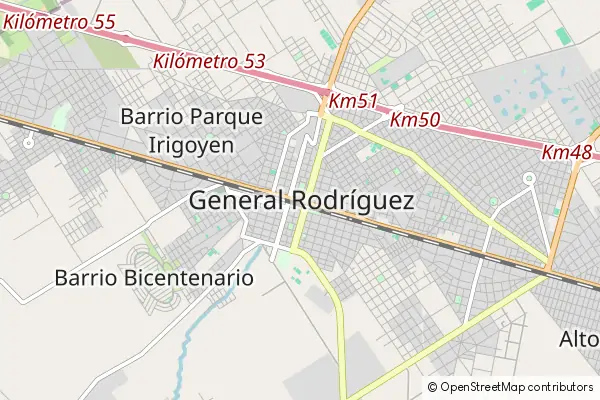 Mapa General Rodríguez
