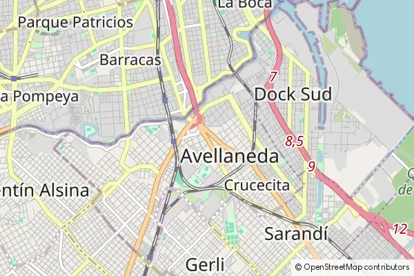 Mapa Avellaneda