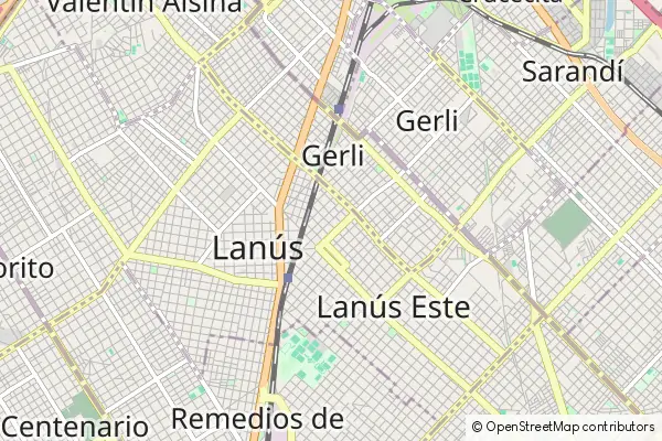 Mapa Lanús