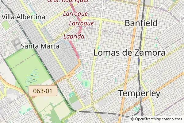 Mapa Lomas de Zamora