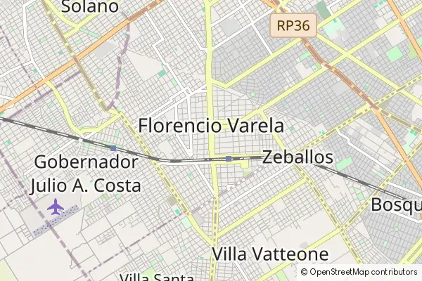 Mapa Florencio Varela