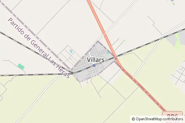 Mapa Villars