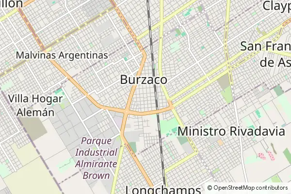 Mapa Burzaco