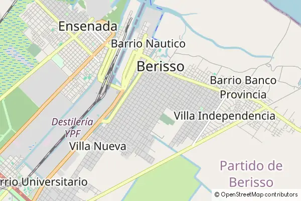 Mapa Berisso