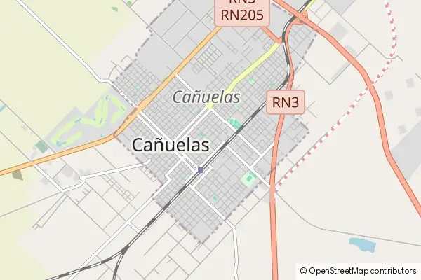 Mapa Cañuelas